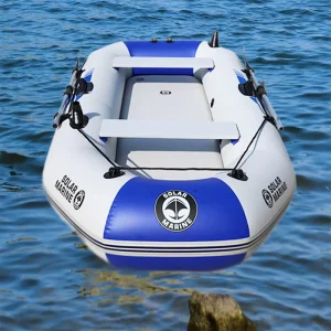 Kayak da pesca gonfiabile Solar Marine 200 cm 2 m 6,6 ft per 1-2 persone in PVC con ancora e secchio