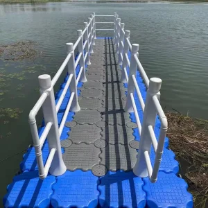 Bronfabriek Plastic Milieu Beschermingsmateriaal Solide Duurzaam Drijvend Platform Inflatable Dock