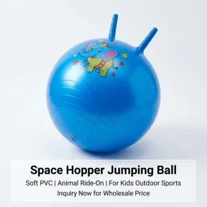 Space Hopper Springball Aufblasbares Hopper-Spielzeug aus weichem PVC Tier zum Reiten für Kinder im Freien