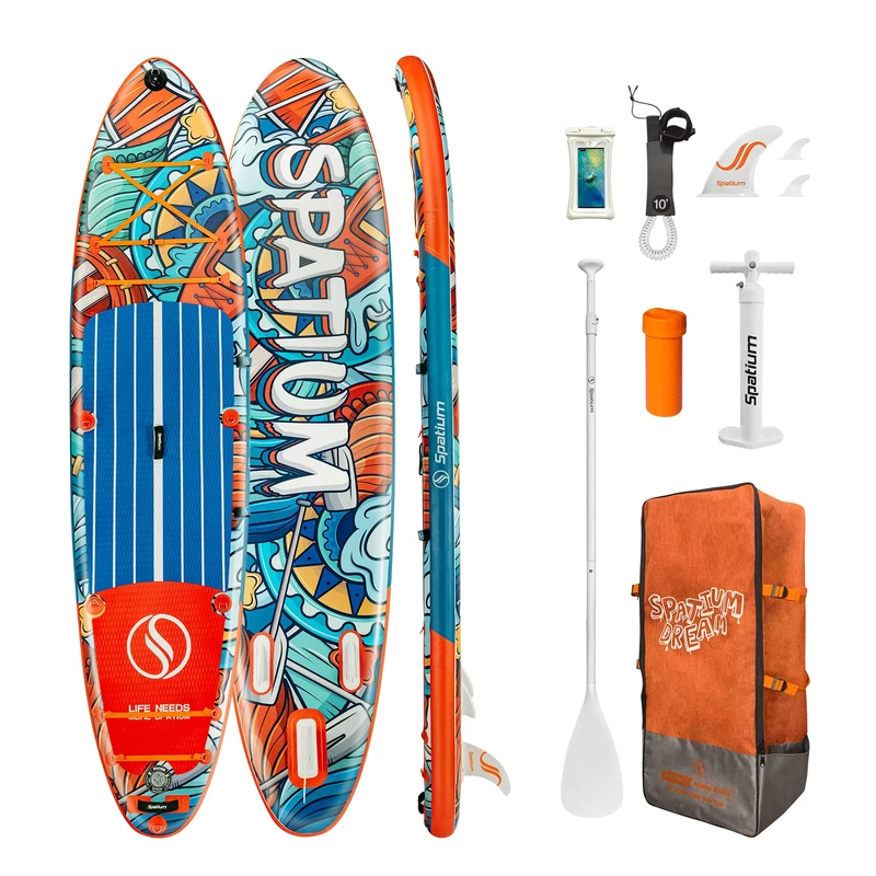 Tabla de Surf Paddle SUP Inflable de Diseño Nuevo Spatium para Adultos