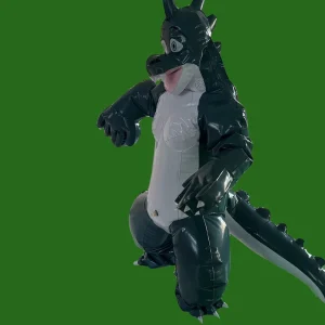 Festa de Hobby Especial Fantasia Entretenimento PVC Vestido de Dragão Ciano Azul Inflável Trajes de Animais Publicitários