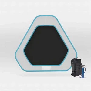Plataforma Inflável Triangular de Forma Especial com Material Dropstitch - Tapete Aquático para Lazer e Entretenimento em Águas Oceânicas