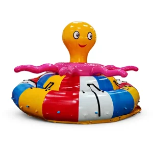 Spinning UFO Disco Boat Towable Tube Inflatable PVC Water Games Facili HTH Brand 500kg Capacity Commercial Use 5-10 Passengers