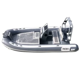 Sport Hoge Snelheid 16ft PVC Hypalon Orca Aluminium RIB 480 Opblaasbare Boot met Grote Zonnebed