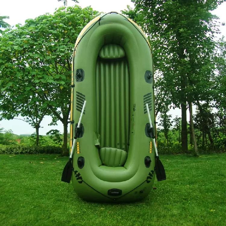 Sport Kayak Fishing Inflatable RIB Boat PVC Thickened Wear resistant Eco Friendly Folding 2 Persons Capacity