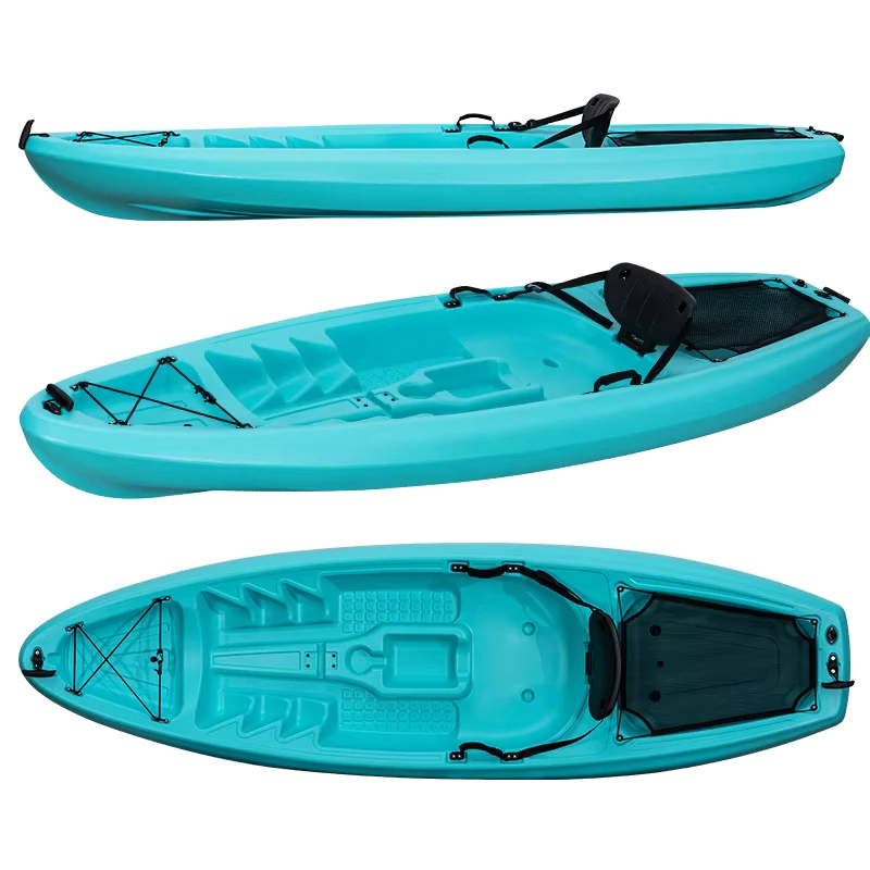 Canoe Mini Deportivo Kayak de Pesca Kayak HDPE Moldeado por Soplado para Adultos