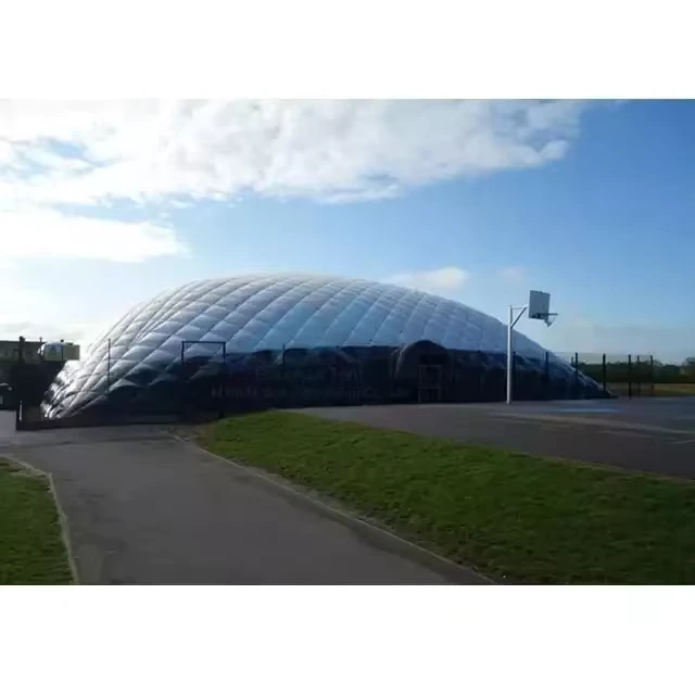 Estructura de techo de cúpulas de aire para construir canchas de baloncesto y estadios de fútbol