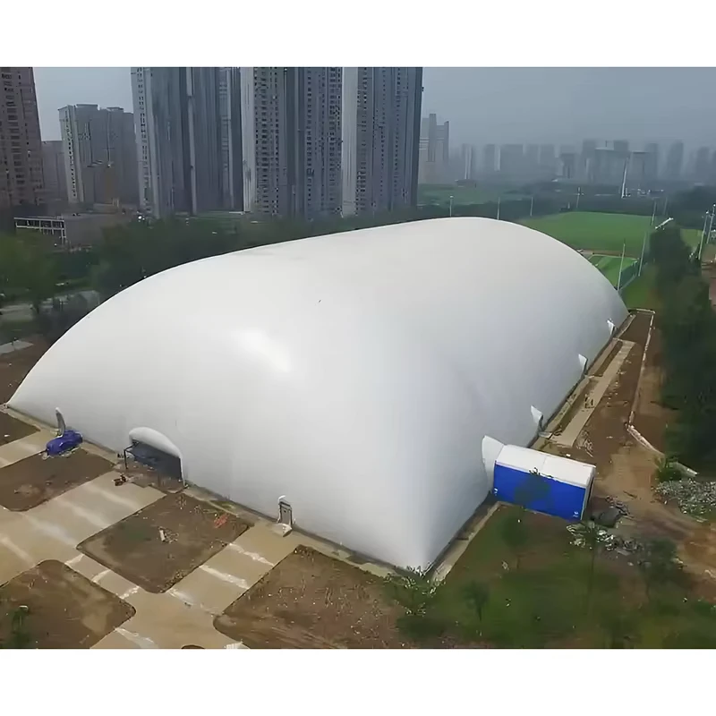 Ripari gonfiabili, stadio a cupola d'aria, bolla per tennis all'aperto e costruzione per garage