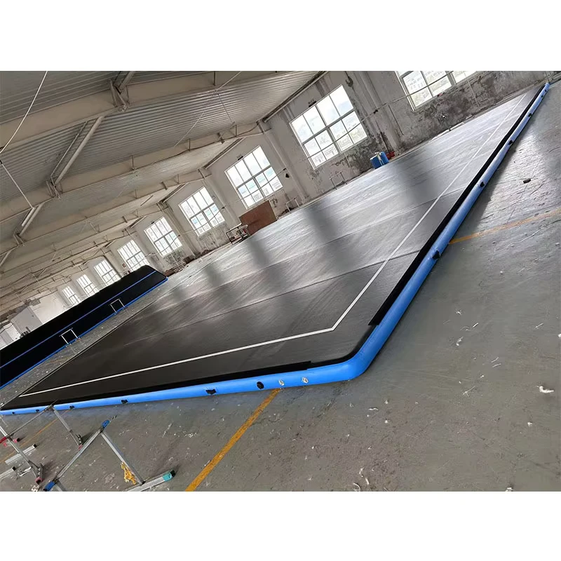 Matras Senam Inflatable Persegi 14*14M untuk Akrobatik