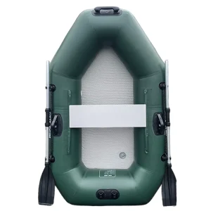 Stable 1 Person 180cm Fishing Boat Inflatable Water Sports 0.7mm PVC Kayak Canoe Dinghy Hovercraft with Air Floor for Divers