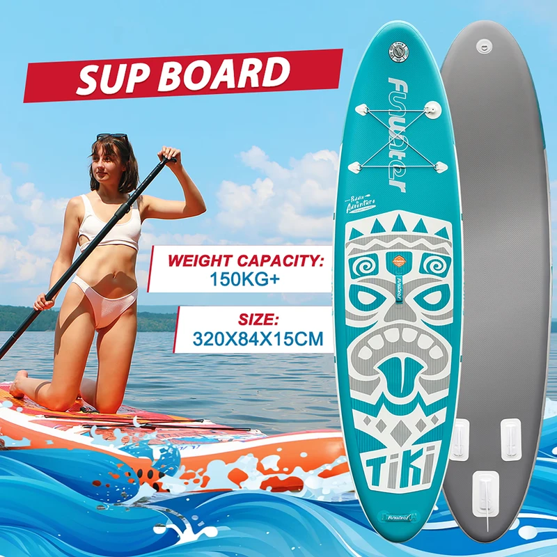 Tabla SUP inflable estable, extra ancha, 320 cm, envío rápido en la UE, capacidad de 180 kg, tabla de paddle surf para lagos