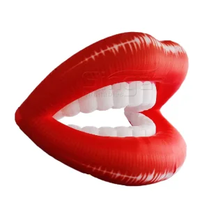 Accessori per Palcoscenico - Modello Gonfiabile a Forma di Labbra Rosse Giganti