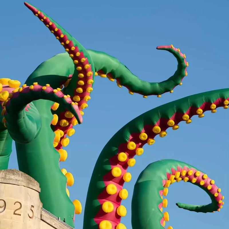 Stage Carnival Giant Inflatable Octopus Feet Custom Blow up Octopus Model Inflatable Octopus Tentacles Decoration
