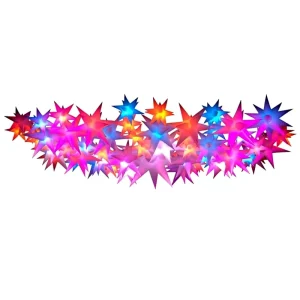 Stage Colorful LED Lighting Inflatable Star Shape Display for Decoration
