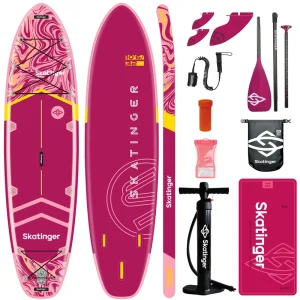 Stand Up Paddle Board with Accessories Skatinger Inflatable Surfboard sup Gonfiabile and Pump for Water Sports