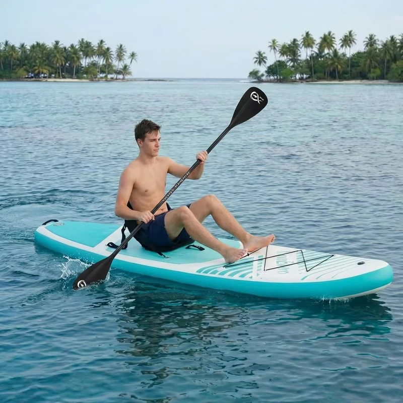 Paddle Board Gonfiabile, Tavola da Surf Gonfiabile, Paddleboard Resistente e Personalizzabile per Adulti, Paddleboard per Tutte le Acque