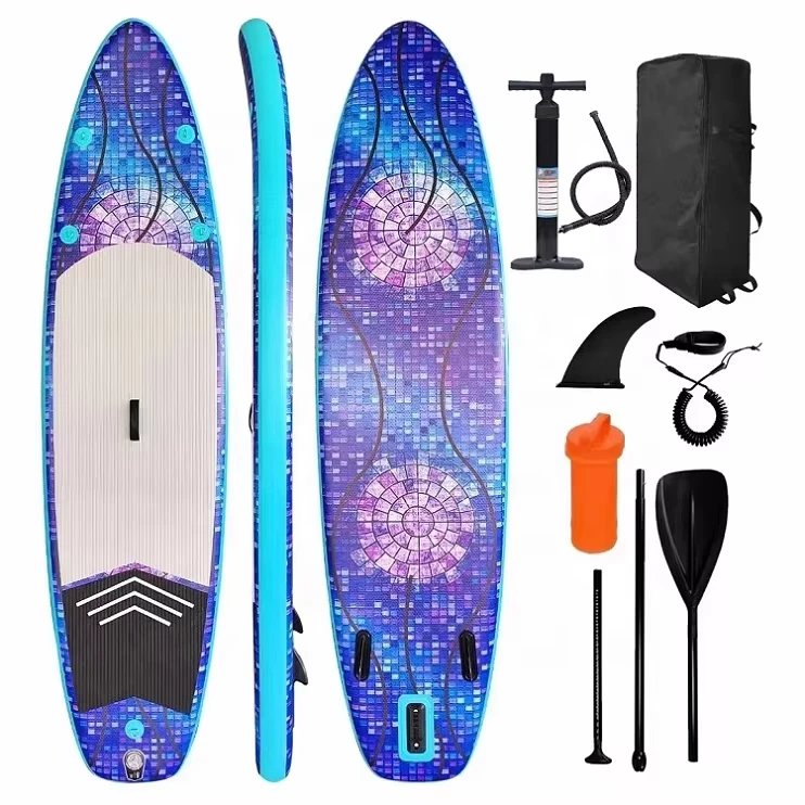 Planche de paddle gonflable avec siège de kayak