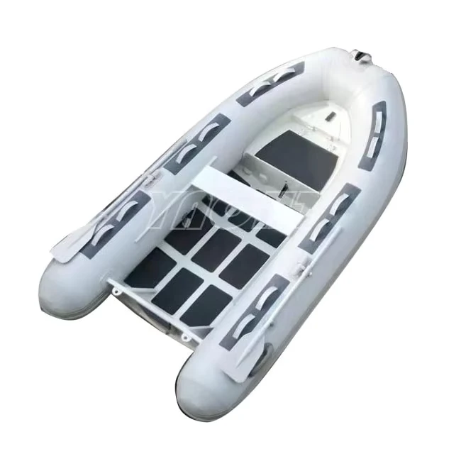 Volante de 10 pés RIB 300 Casco de Fibra de Vidro em Forma de V Profundo CE PVC Hypalon Bote Inflável para Pesca