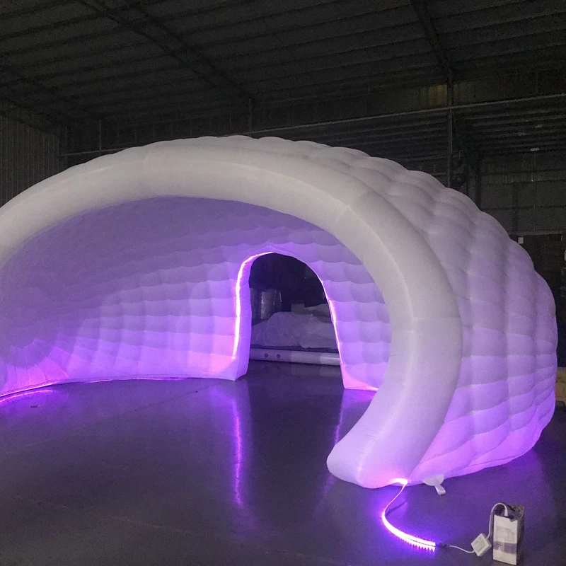Tende a cupola Luna gonfiabili per eventi, tenda gonfiabile bianca per feste ed esposizioni