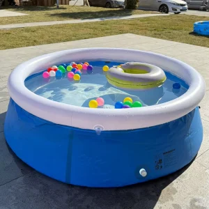 Stock Outdoor Butterfly Inflatable Mesh PVC Pool for Adults and Children’s Swimming Paddling Ball Pool Use