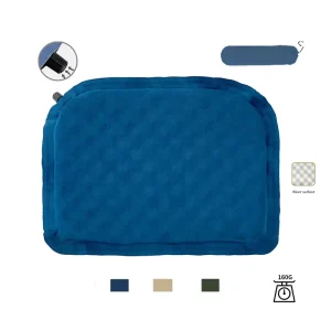 Suede Lightweight Self Inflating Seat Cushions Portable Hiking Camping Air Seat Cushion Pillow Sit Pad for Backpacking