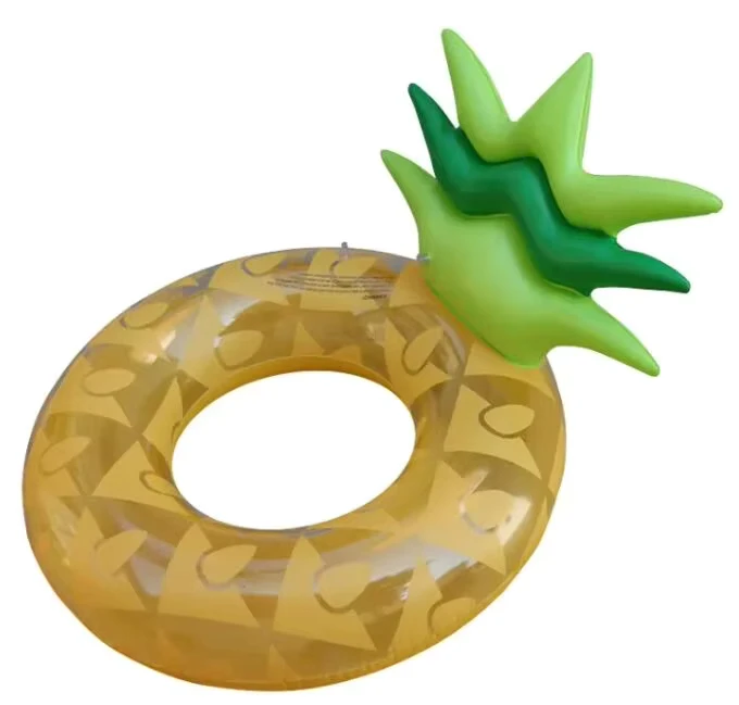 Sommer Umweltfreundlicher PVC Aufblasbarer Schwimmring Ananas Pool Float für Wassersport Kinder & Erwachsene Unisex