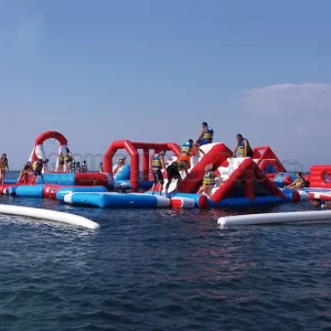 Equipo de Obstáculos Inflables de Isla Marina para Parque Acuático Flotante