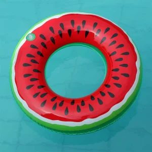 Summer Inflatable Swim Ring air Mattress Water Pool Float Toy Inflatable Fruit Swimming Ring for Kids