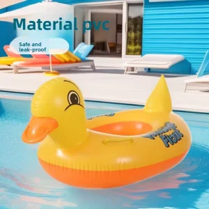 Summer Inflatable Swimming Ring for Children Eco-Friendly PVC Water Animal Head Lifebuoy Seat Ring Manufacturer Supply