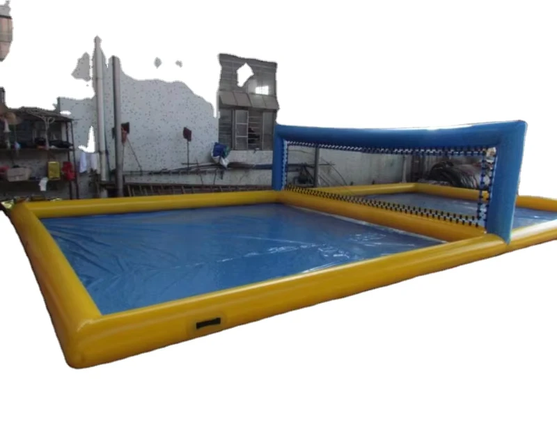 Sommer Inflatable Volleyballplatz mit Bodenpool und Platz in einem