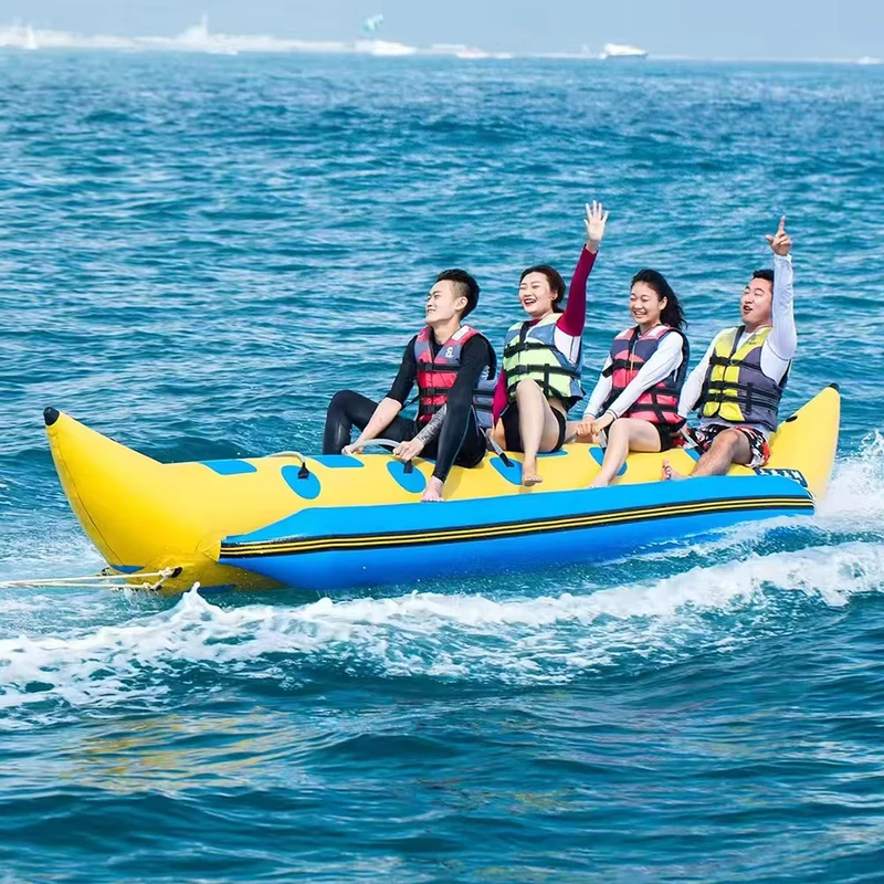 여름 대형 인플레이터블 PVC 재질 물rafting 바나나 보트 0.9mm 두께, 500kg 이상 용량 제조업체