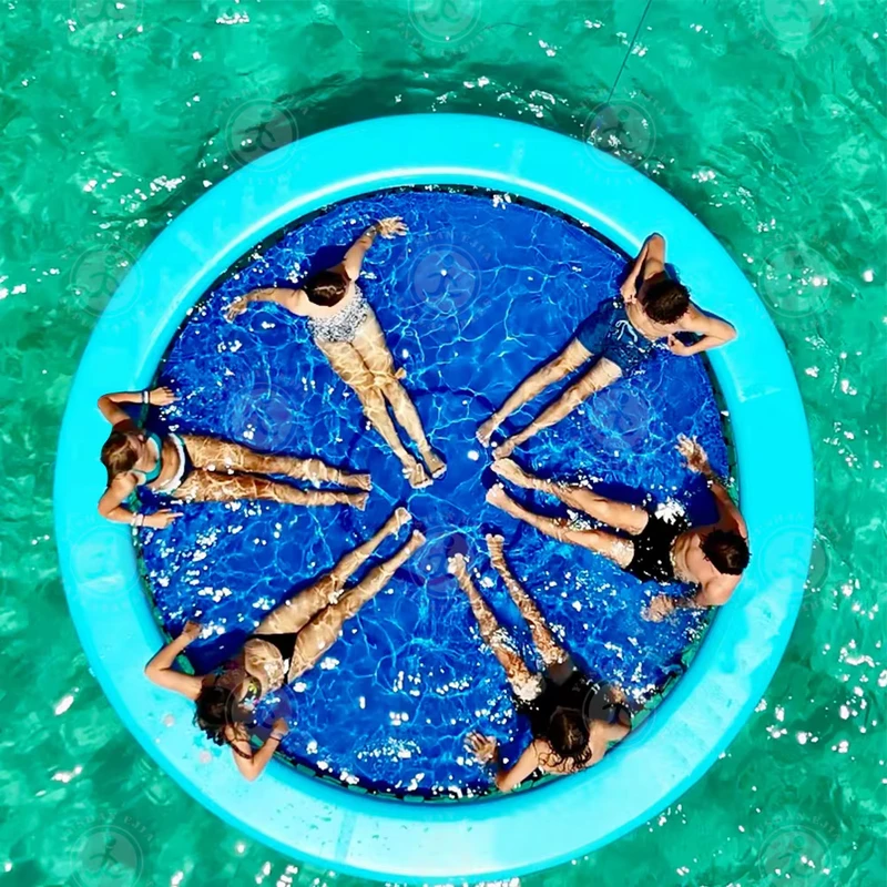 Zomer Multi-Persoon PVC Opblaasbare Water Hammock Aqua Hammock Drijvende Lounger