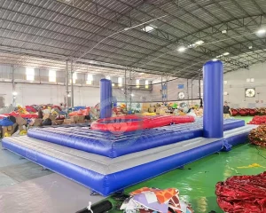 Summer Outdoor Sports Game Inflatable Beach Volleyball Arena Inflatable Bossaball Court