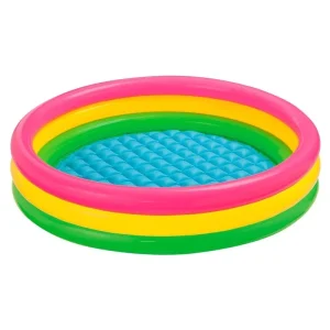 Summer Outdoor Toys Water Large Inflatable Kiddie Swim Pool 3 Rings Kids Large PVC Baby Play Swimming Baby Pool