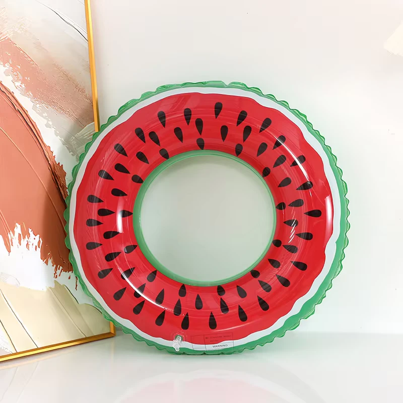 Sommer PVC Langlebig Aufblasbarer Wassermelonen-Schwimmring für Kinder Individuell angepasste Größe Pool Wassersport