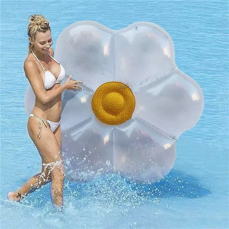 Zomer PVC Opblaasbare Drijvende Bloem Zwembad Float Raft voor Volwassenen Duurzaam Vrijetijdsvermaak voor Waterfeesten