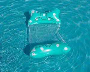 Cama de Água Inflável Dobrável em PVC para Verão - Rede de Piscina