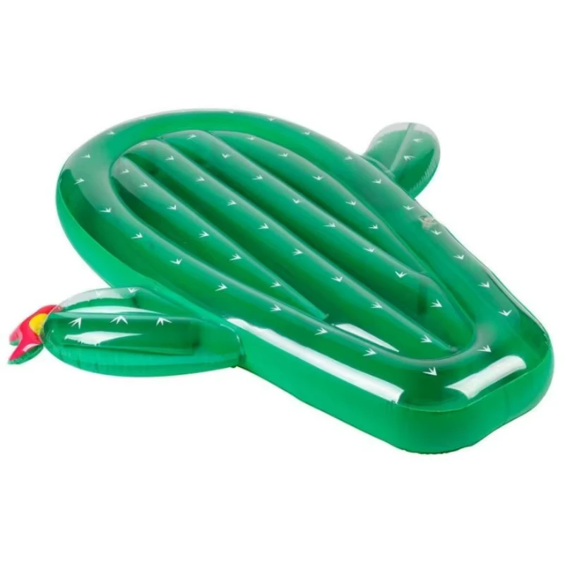 Summer Party Beach Inflatable Raft Cactus Shape Outdoor Swimming Pool Inflatable Water Float Row Inflatable Cactus Giant Float