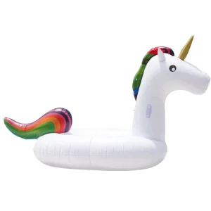 Summer Party Outdoor Water Swim Ring Pool Floats Accessories Inflatable Unicorn Ride-on Lounger for Adult or Kid Child