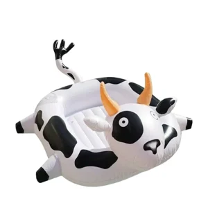 Aufblasbares PVC-Kuhboot für Kinder, Schwimmring, Pool Float Raft
