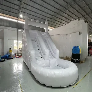 Summer Splash Eco Friendly Inflatable White Water Slide with Easy Setup and Customizable Size for Commercial Use