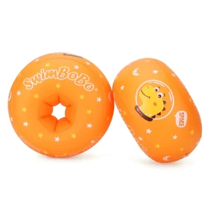 Summer Swim Adult Kids Safe PVC Pearl Cotton Material Arm Float Armbands Inflatable Swimming Ring Water