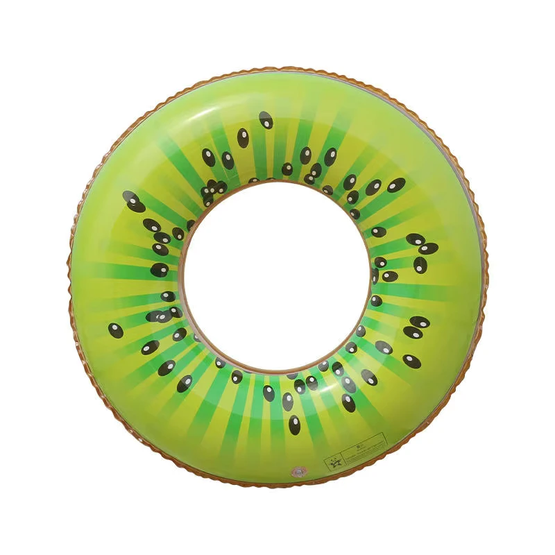 Anello Gonfiabile PVC a Forma di Anguria e Kiwi per Nuoto, per Bambini e Adulti
