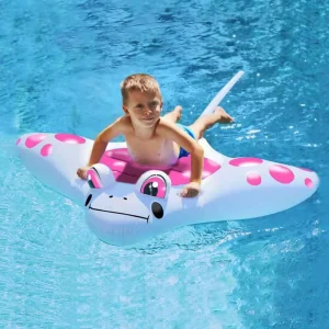 Aufblasbare PVC-Fisch-Schwimmmatte für den Sommer, Kinderbett, Spritzspielzeug, Pool-Float