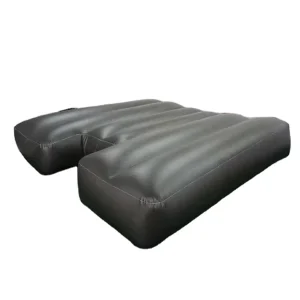 Summer Swimming Pool Inflatable Water Floating Toy Custom Inflatable Mattress Balloon PVC Inflatable Black Water Air Bed