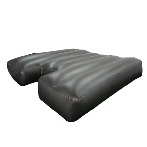 Summer Swimming Pool Inflatable Water Floating Toy Custom Inflatable Mattress Balloon PVC Inflatable Black Water Air Bed