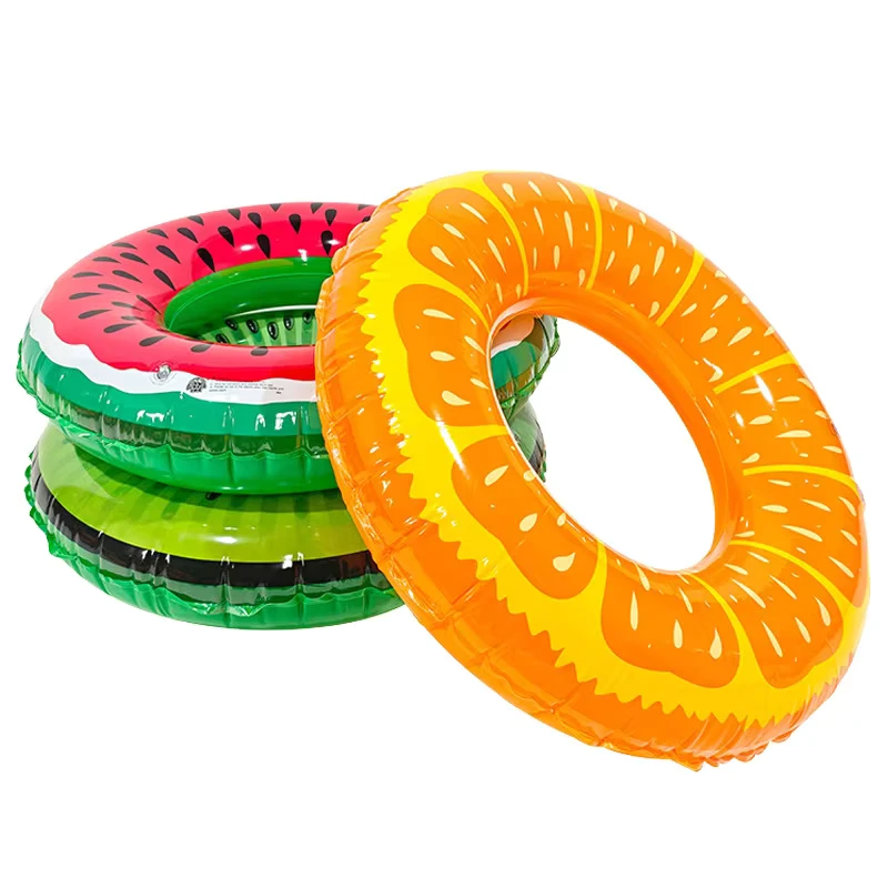Vòng bơi bơm hơi PVC dày, thiết kế hoạt hình, unisex, sản xuất tại Chiết Giang