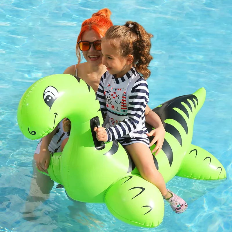 Summer Water Party Inflatable Pool Float Dinosaur Shape Pool Float for Kids