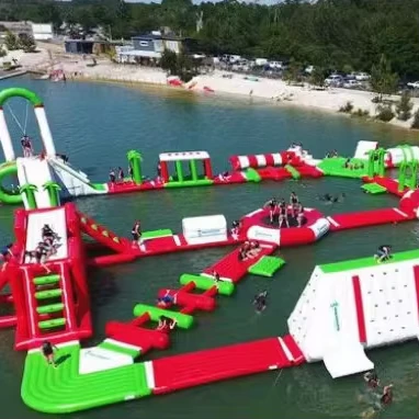 Summer for Park Inflatable Water Park with PVC Material and 150kg Capacity for Key Summer Activities