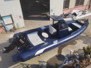 Super Deep v Heavy Duty Hull Rigid Inflatable Boats RIB Dinghy Power Patrol 830 Boat with Diving scuba tank